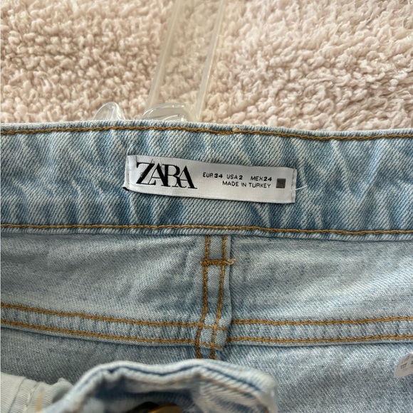 ZARA HIGHRISE STRAIGHT JEANS - Picture 3 of 4